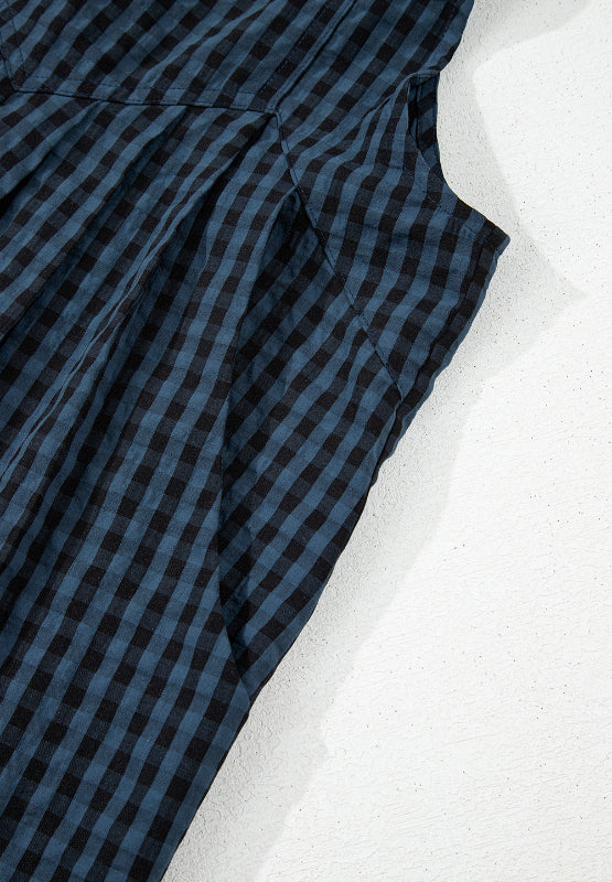 Hazel Blues® |  Plaid Wide Strap Wide Leg Overalls