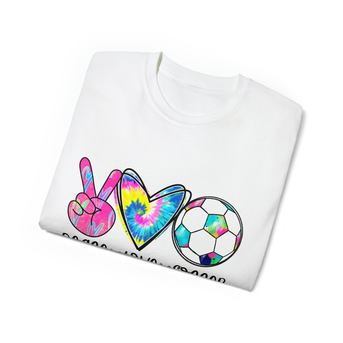 Hazel Blues® |  Peace Love Soccer Graphic Tee