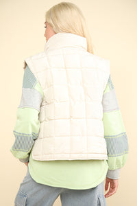 Hazel Blues® |  VERY J Zip Up Puffer Padded Warm Vest