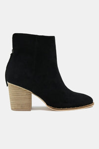 Hazel Blues® |  Beast Fashion Suede Point Toe Ankle Booties