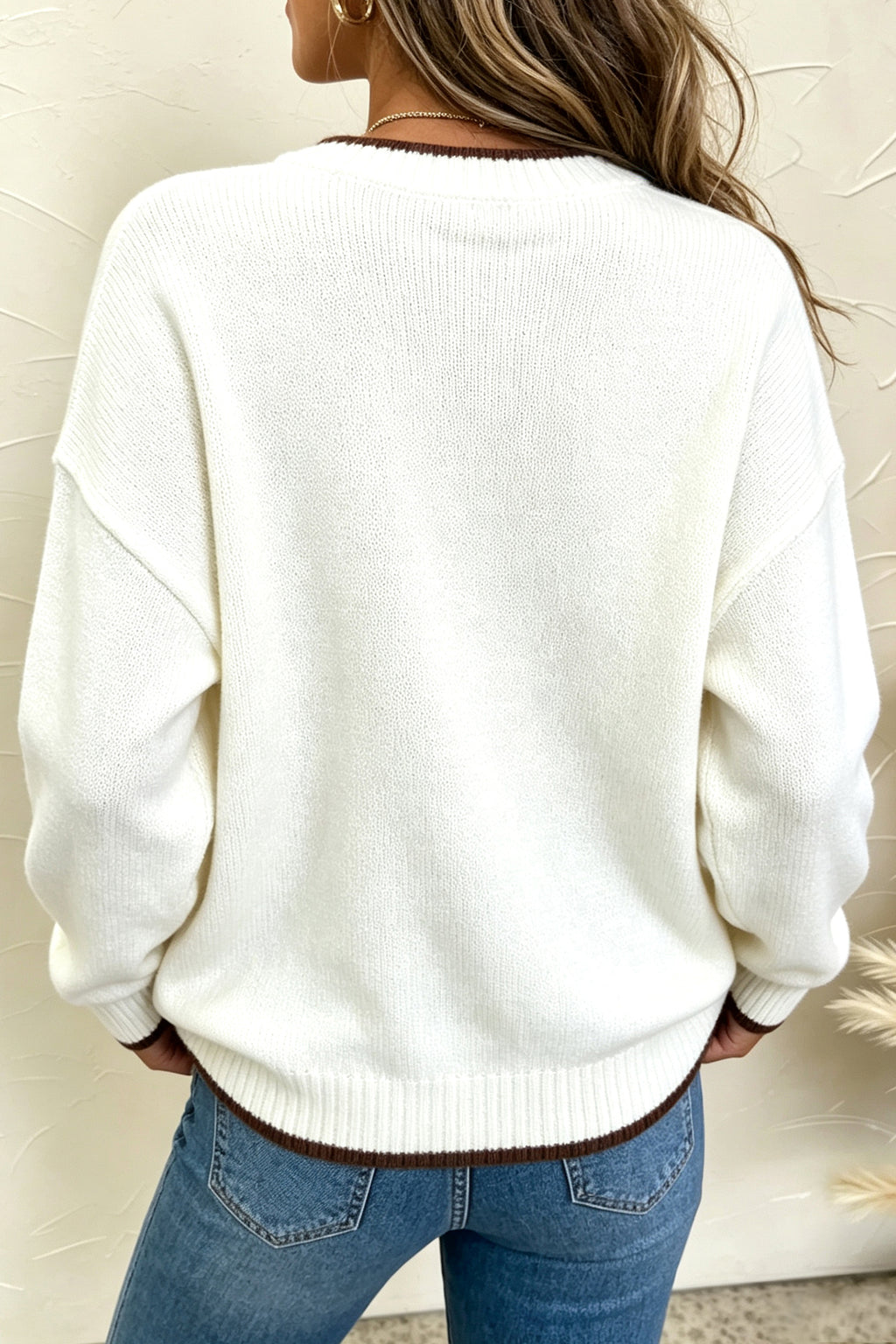 Sophie Joy Brown Fall Pumpkin Sweater