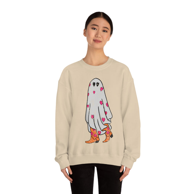 Hazel Blues® |  Boo in Boots Graphic Sweatshirt