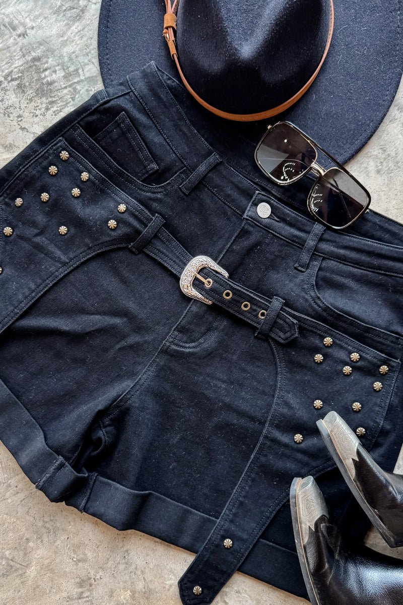 Hazel Blues® |  PREORDER: Festival Nights Buckle Shorts