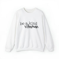 Hazel Blues® |  Be a Kind Human Crewneck Graphic Sweatshirt