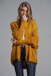 Hazel Blues® |  Open Front Batwing Sleeve Cardigan
