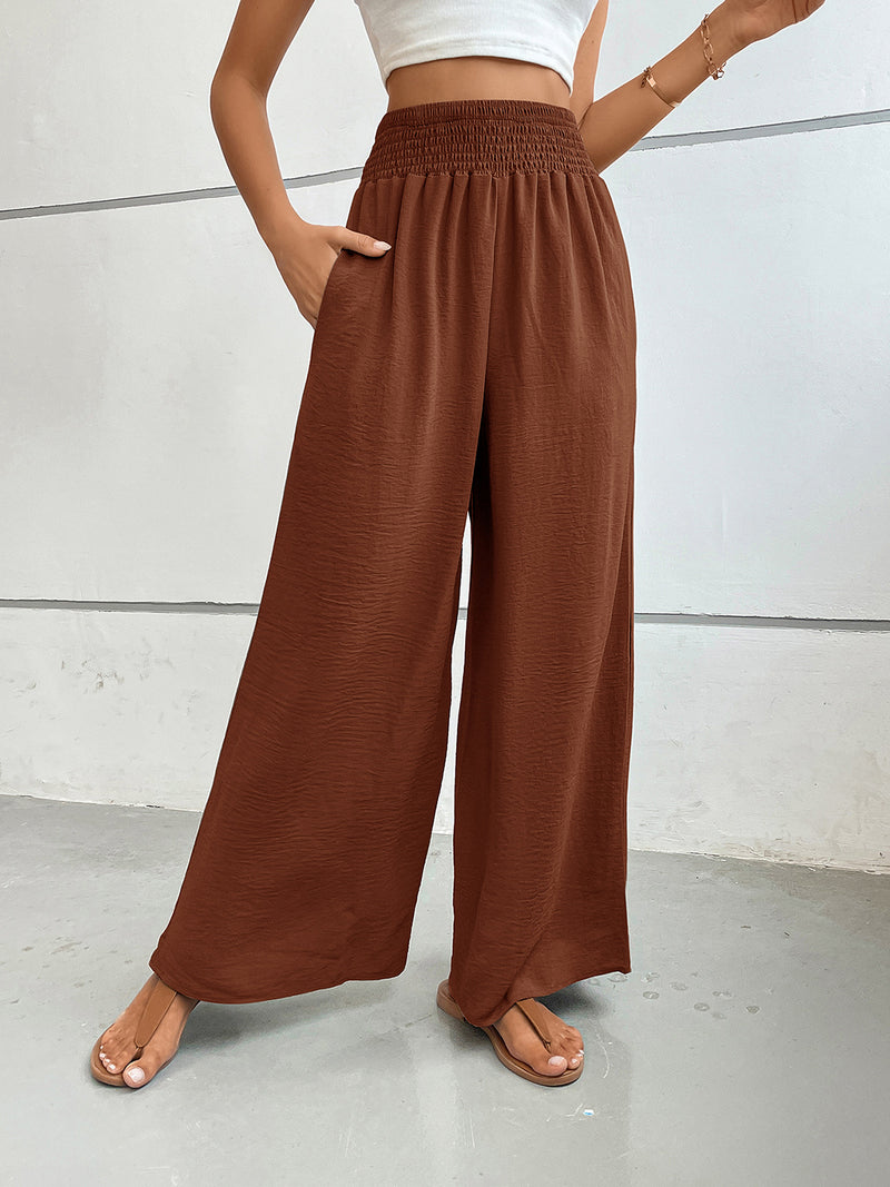 Hazel Blues® |  Perfee Wide Leg Pants with Pockets