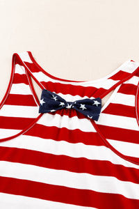 Hazel Blues® |  Star and Stripe Scoop Neck Tank