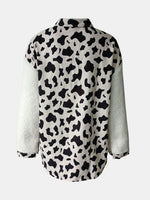 Hazel Blues® |  Fuzzy Button Up Long Sleeve Jacket