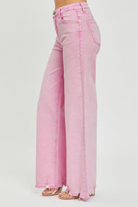 Hazel Blues® |  RISEN High Rise Wide Leg Jeans