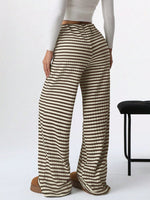 Hazel Blues® |  Tied Striped Wide Leg Pants