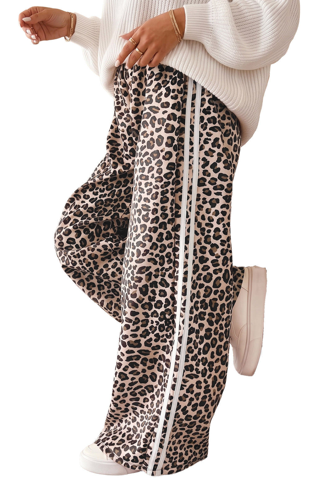 Sophie Hope Beige Leopard Pants