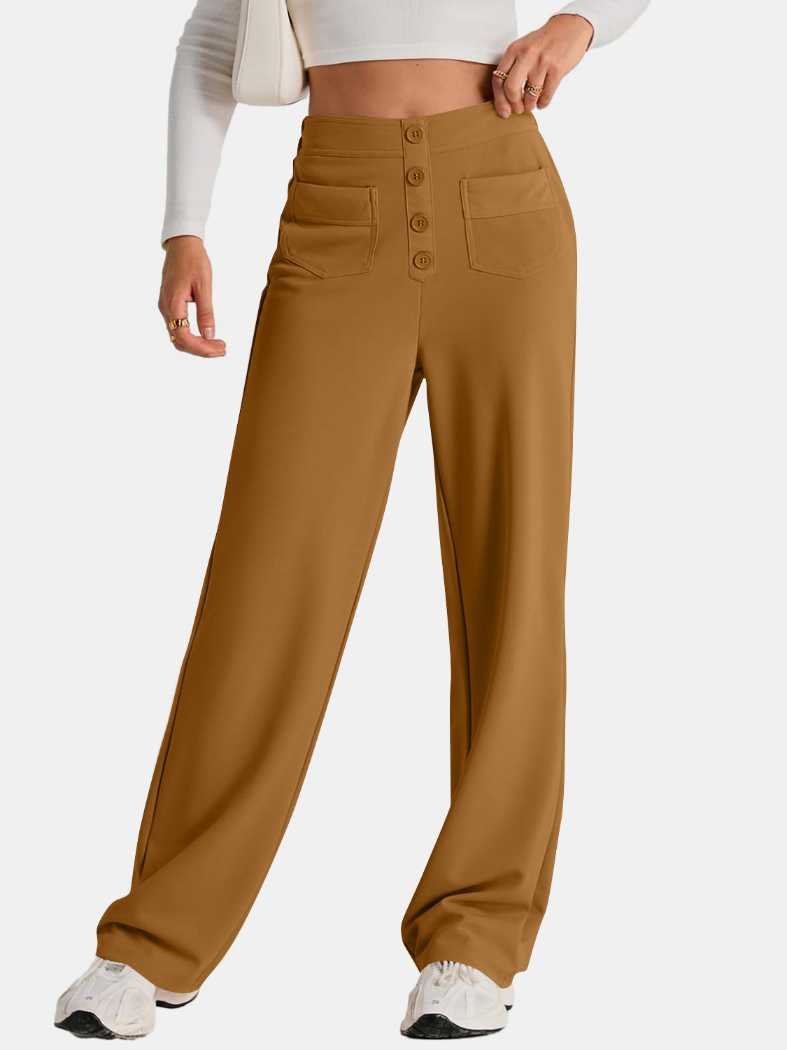 Hazel Blues® |  High Waist Wide Leg Pants