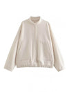 Hazel Blues® |  Snap Down Drop Shoulder Jacket