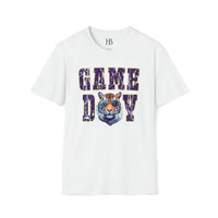 Hazel Blues® |  LSU Tiger with Glasses Graphic Tee