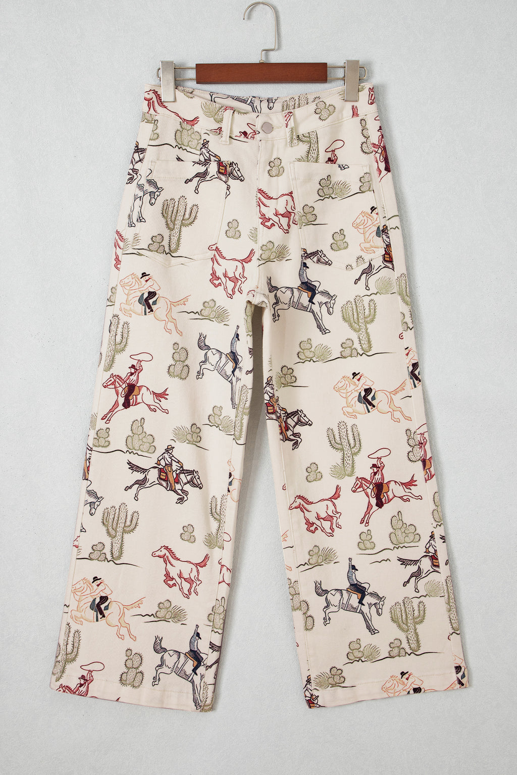 Eloise Blake Multicolor Western Pocket Jeans