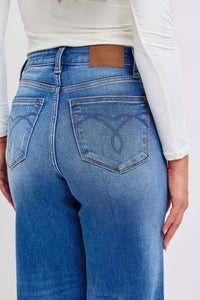 Hazel Blues® |  Judy Blue Distressed High Waist Wide Leg Jeans