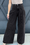 Hazel Blues® |  High Rise Wide Leg Jeans with Pockets