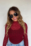 PREORDER: Jolie Lace Thumbhole Top