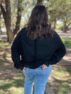 Hazel Blues® |  PREORDER: Best Selling Elliott Exposed Seam Sweatshirt in Five Colors