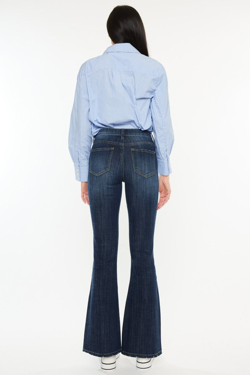 Hazel Blues® |  Kancan Mid Rise Flare Jeans