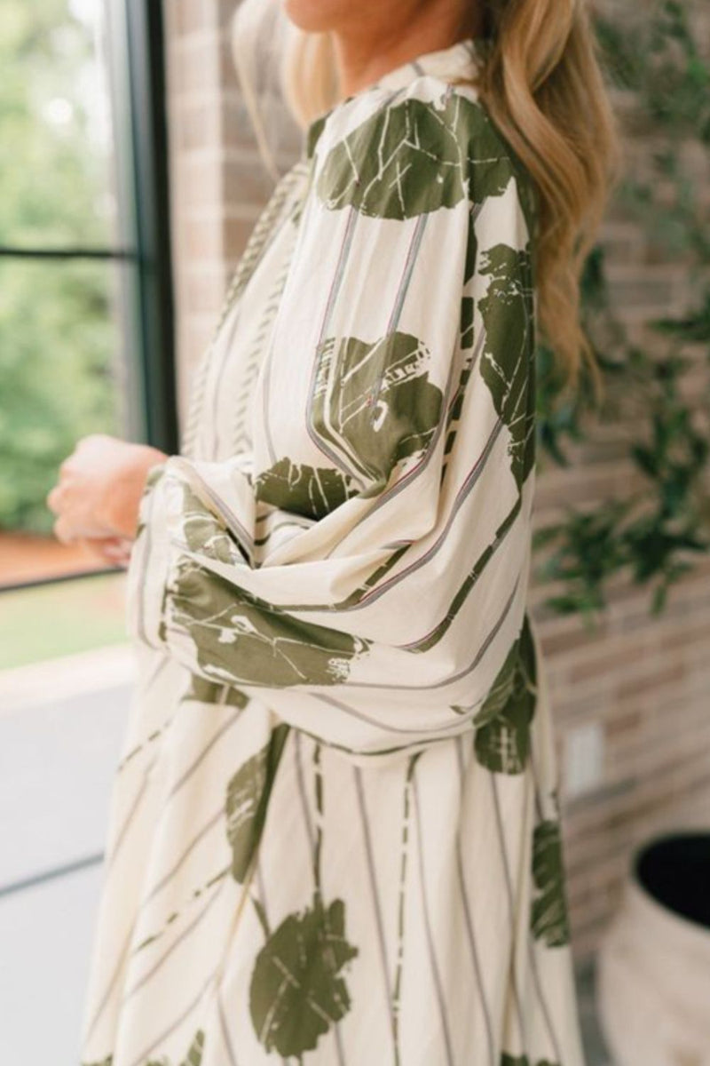 quarter sleeve mini dress May Waves Blue Printed Quarter Sleeve Length Mini Dress by Perlavera
