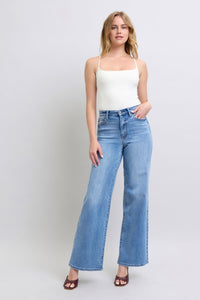 Hazel Blues® |  Judy Blue Wide Leg Jeans with Pockets