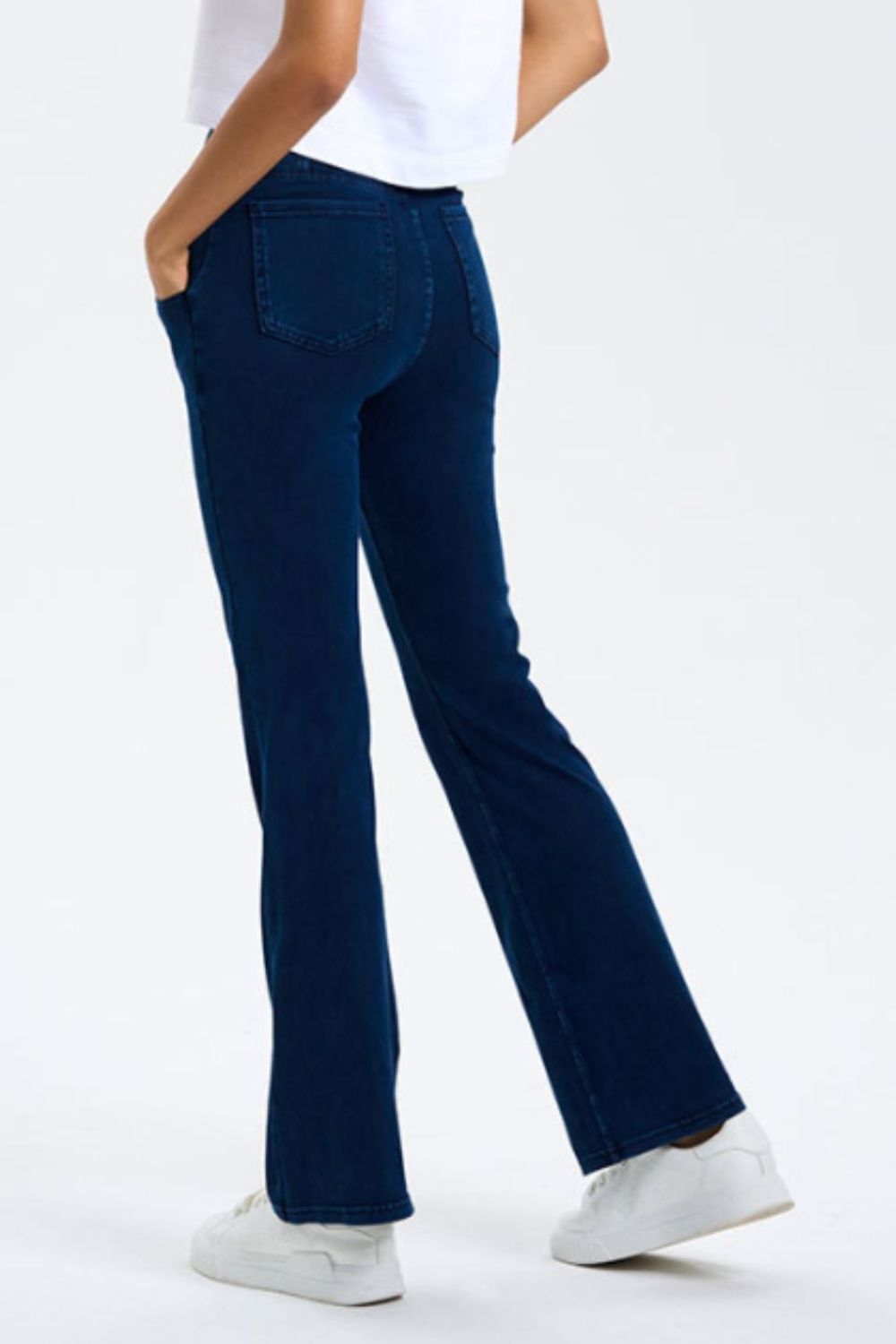 Hazel Blues® |  Basic Bae Pocketed Highly Stretchy Bootcut Jeans