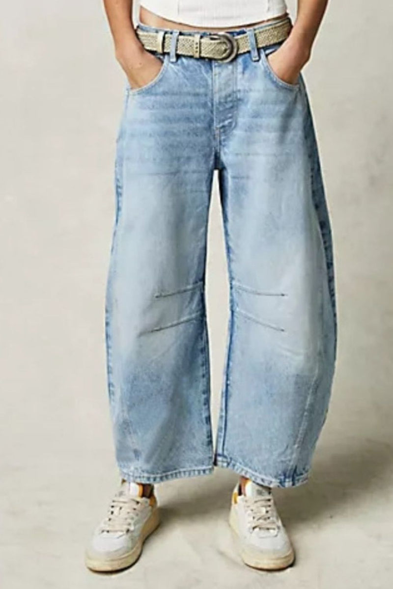 Hazel Blues® |  Wide Leg Jeans with Pockets