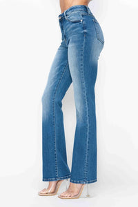 Hazel Blues® |  bytos Distressed High Rise Jeans with Pockets