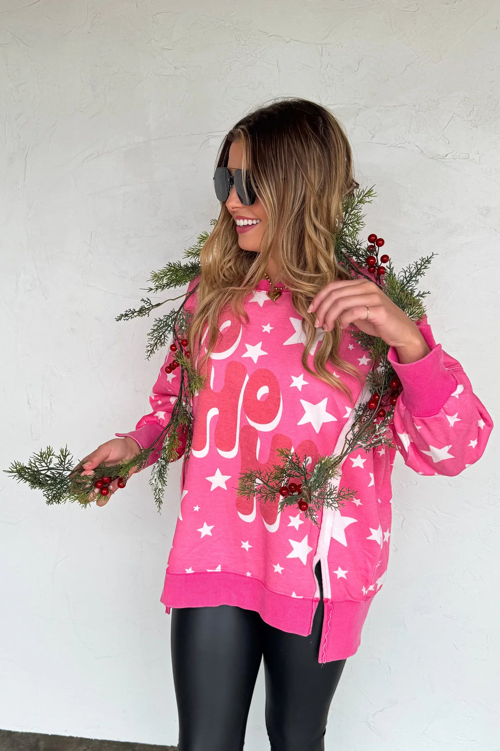 Hazel Blues® |  PREORDER: Classic Crew Pullover Ho Ho Ho