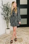 Hazel Blues® |  A Cheeky Little Time Tiered Dress in Black