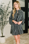 Hazel Blues® |  A Cheeky Little Time Tiered Dress in Black