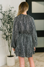 Hazel Blues® |  A Cheeky Little Time Tiered Dress in Black