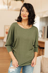 Hazel Blues® | A Day Together Long Sleeve Top in Olive