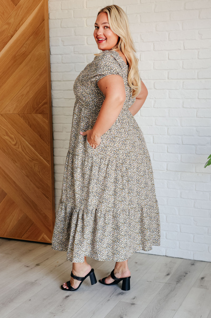 Hazel Blues® |  A Moment of Love Balloon Sleeve Dress