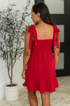 Hazel Blues® |  Acting Brand New Contrast Trim Crinkle Woven Dress
