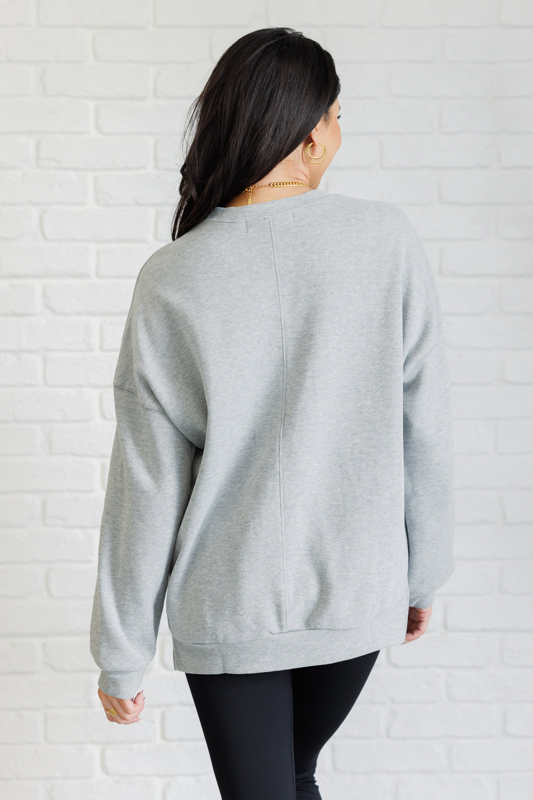 Hazel Blues® |  Adjust Your Expectations Relaxed Pullover