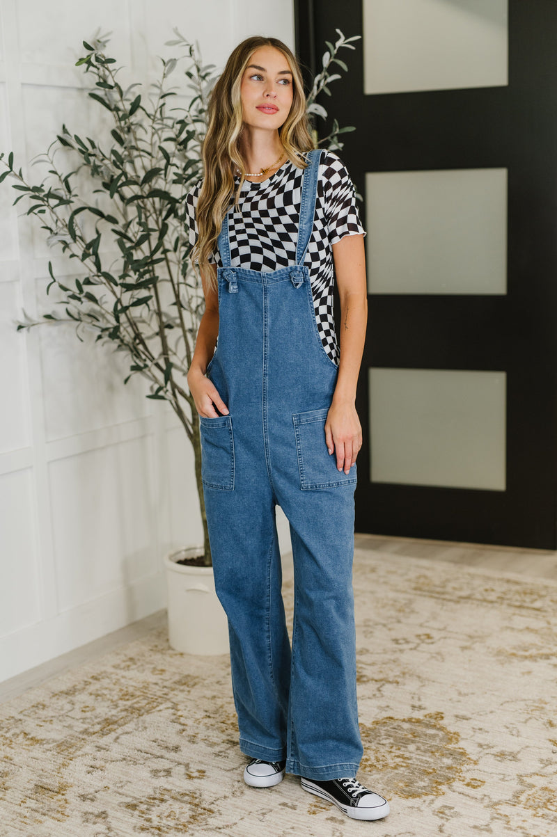 Hazel Blues® |  PREORDER: Adjustable Chambray Overalls