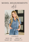 Hazel Blues® |  Pleasant and Relevant Denim Romper