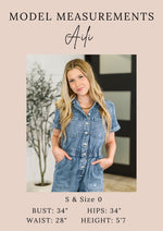 Hazel Blues® |  Pleasant and Relevant Denim Romper