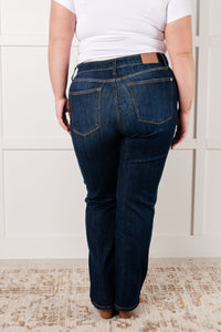 Hazel Blues® |  Alaina High Rise Classic Straight Jeans