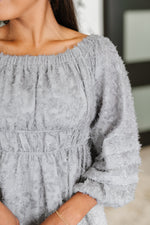 Hazel Blues® |  All Is Well Dress In Opal Gray