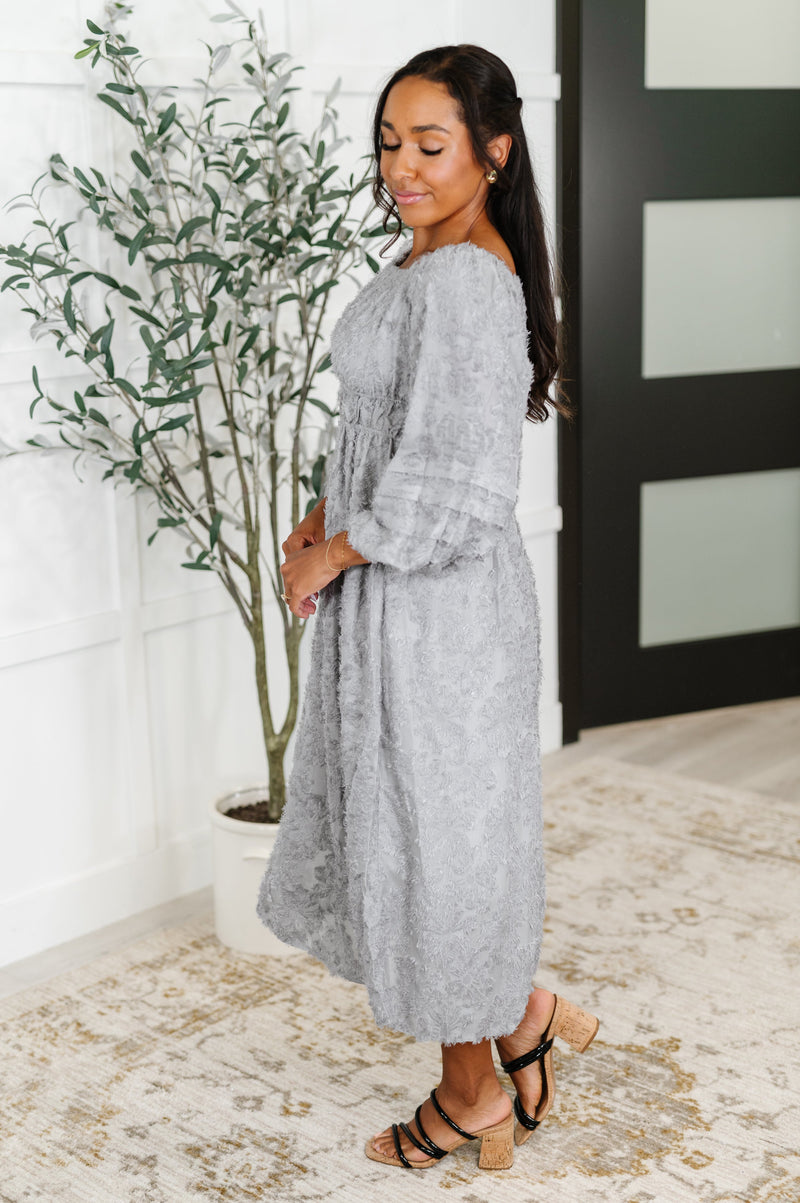 Hazel Blues® |  All Is Well Dress In Opal Gray