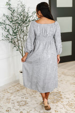 Hazel Blues® |  All Is Well Dress In Opal Gray