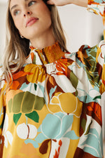 Hazel Blues® |  All Together Now Mock Neck Blouse