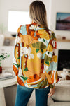 Hazel Blues® |  All Together Now Mock Neck Blouse