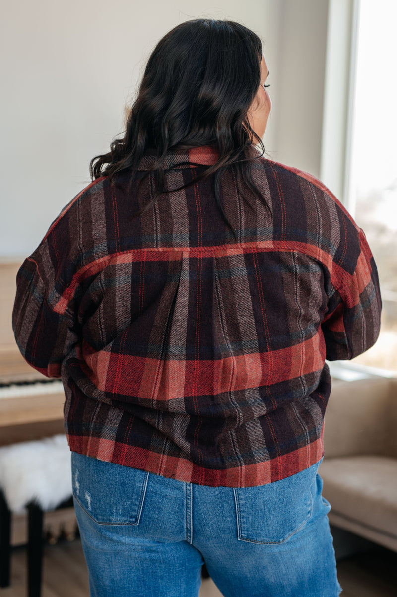 Hazel Blues® |  Already There Plaid Shacket