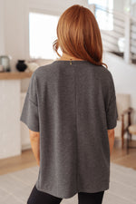 Hazel Blues® |  Always Enough Graphic Tee in Charcoal