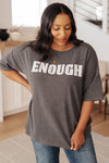 Hazel Blues® |  Always Enough Graphic Tee in Charcoal