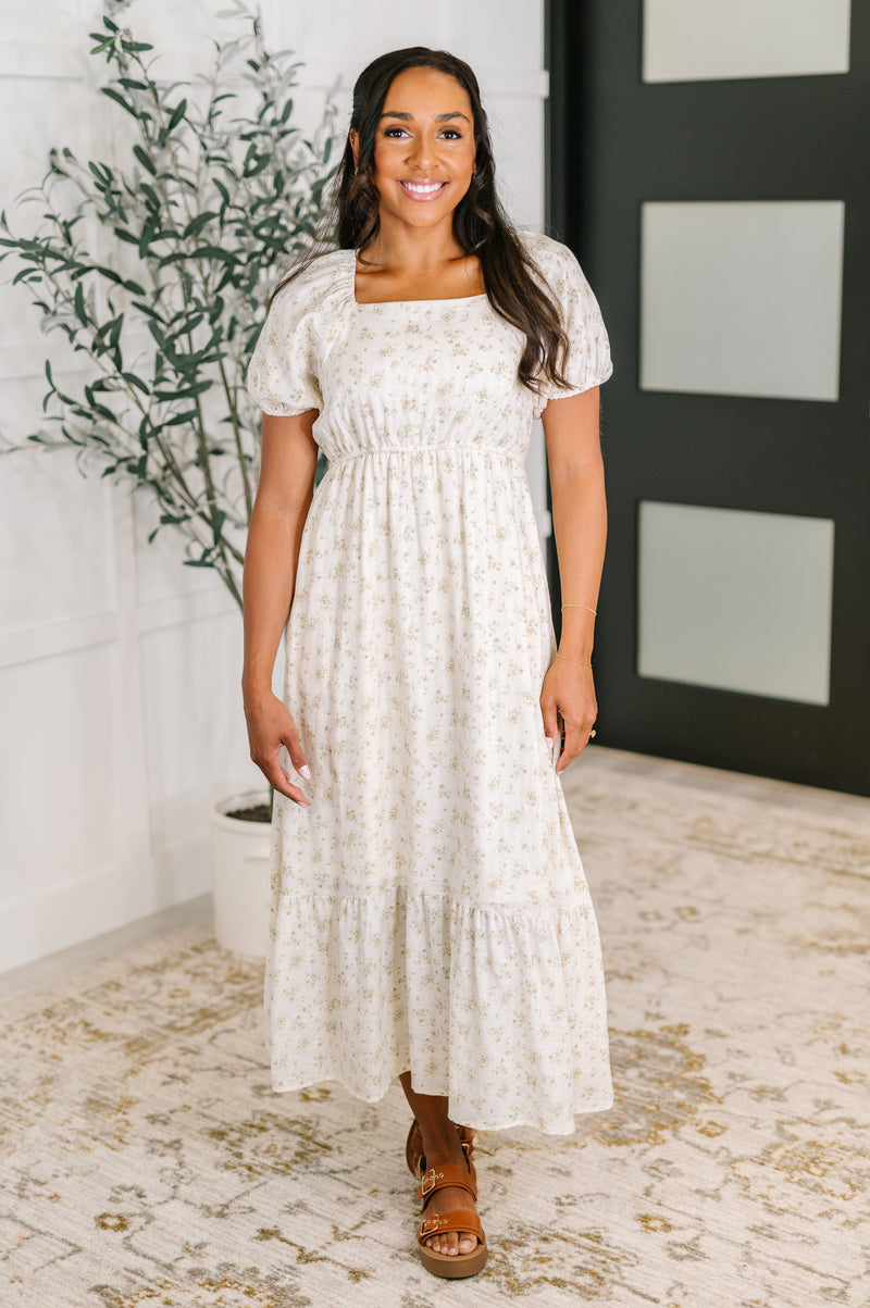 Hazel Blues® |  Angelcore Square Neck Dress